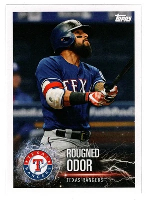 Rougned Odor - A.J. Pollock - 2019 Topps Stickers Baseball # 93 Mint - Image 1 of 2