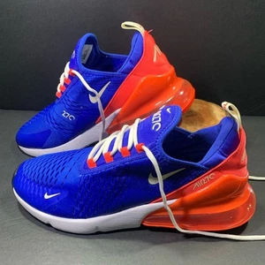 Nike Mens Air Max 270 Hyper Royal Bright Crimson Sneakers Shoe Size 10.5 - Picture 1 of 12