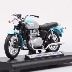 Welly 1/18 Triumph Bonneville 2002 scale motorcycle model Diecast Toy retro bike - Picture 1 of 12