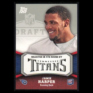 Jamie Harper Rookie #184 2011 Topps Rising Rookies Tennessee Titans Football NFL - Picture 1 of 3