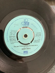 Barry White. . For you I’ll do anything you want me to  7” single. 1975 - Bild 1 von 2