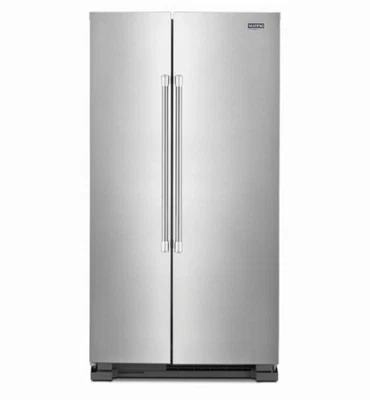 Maytag 36" Freestanding 24.9 Cu. Ft. Side by Side Refrigerator - MSS25N4MKZ - Image 1 of 3