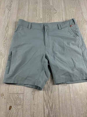 Simms Mens Shorts Size 38 Inseam 9 Gray - Изображение 1 из 4