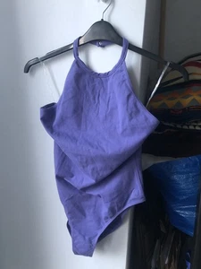 Danskin professional dancing leotard lilac sizeM halter neck style bodysuit bnwt - Picture 1 of 5