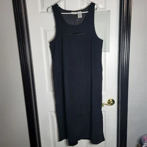 White Stag Ladies Sleeveless Black Dress L 96% Polyester 4% Spandex - Picture 1 of 6
