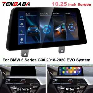 Fit For BMW G30 2018-2020 EVO Radio Stereo Carplay 10.25'' Car Multimedia Screen - Picture 1 of 12