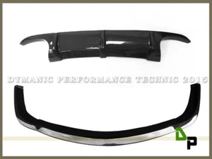 CS Style Carbon Fiber Front Lip & Rear Diffuser For 03-05 M-BENZ R230 SL55 Only - Picture 1 of 5