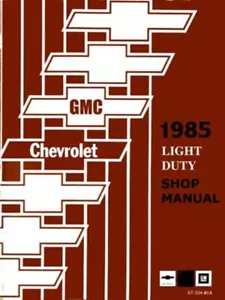 1985 Chevrolet GMC Truck Van Chassis Suburban Shop Service Repair Manual Book OE - Picture 1 of 5
