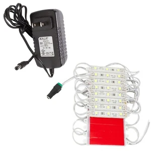20FT STOREFRONT BUSINESS WINDOW LED LIGHT 5050 MODULE LIGHT + UL Power Supply - Picture 1 of 10