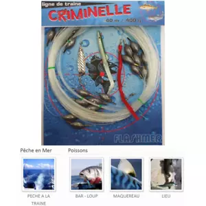Line Redhead " Criminal " / " Criminal " Train Line - 400G/800G - FLASHMER New - Picture 1 of 3