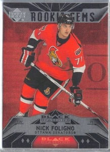 Rubí diamante negro 2007-08 #203 Nick Foligno/100 - Imagen 1 de 2