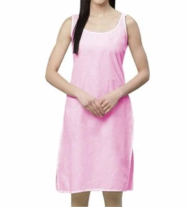 Pink Inner Wear, Women's Cotton Long Camisole for Kurti, Suit Slips For Women - Bild 1 von 6