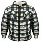 Premium Mens Quilted Sherpa Extra Thick Lined Lumberjackets Work Warm