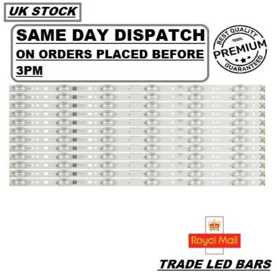 NEW LED KIT JVC LT-50C550 LED50D06-ZC14AG-01 V500HJ1-PE8 - READ DESCRIPTION - Image 1 of 4