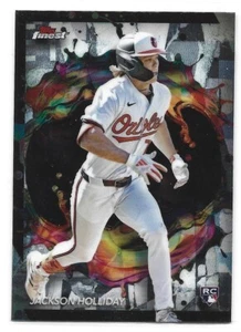 Jackson Holliday - 2024 Topps Finest Baseball #240 RARO ROOKIE - Orioles - Foto 1 di 2