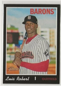 2019 Topps Heritage Minor Black Border #154 Luis Robert 40/50 (NM-MT TO MINT) - Bild 1 von 3