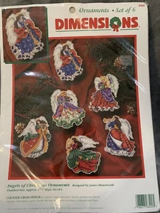 Dimensions 8490 James Himsworth Angels of Christmas Ornaments (6) Cross Stitch - Picture 1 of 6