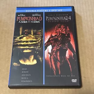 Pumpkinhead: Ashes to Ashes / Pumpkinhead 4: Blood Feud DVD RARE OOP Region 1 - Picture 1 of 3