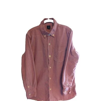 Gap kids Boys Button Shirt Dull Red 12 - Image 1 of 3