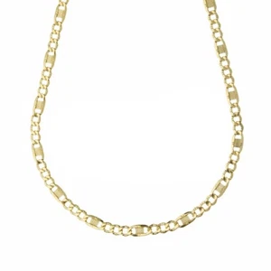 Collana da Uomo maglia Figaro in Oro Giallo 18 Carati - Imagen 1 de 2