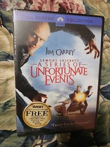 Lemony Snickets A Series of Unfortunate Events DVD, And Book 2005 FACTORY SEALED - Picture 1 of 4