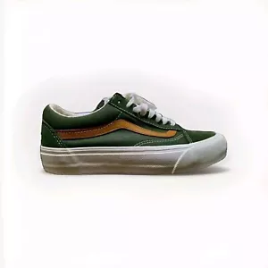 VANS Old Skool Low VR3 ~ verde oliva militare ~ nuovo senza etichette ~ taglia uomo 8 donna 9,5 - Foto 1 di 6
