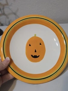 Teller Halloween Kürbis Keramik Mittagsteller Hausmarke Party Spaß - Bild 1 von 5