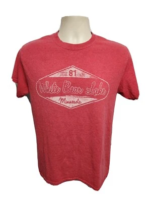 White Bear Lake Minnesota Adult Small Red TShirt - Image 1 of 4