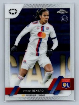 Wendie Renard 2022-23 Topps Chrome UEFA Women's Champions League RC #91 - Image 1 of 2