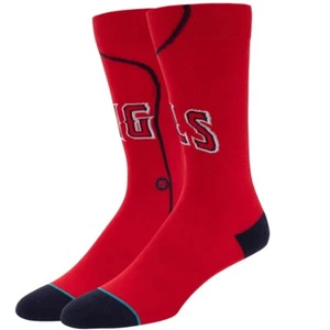 Los Angeles Angels Stance Alternate red jersey crew socks mens large 9-12 NEW  - Picture 1 of 3