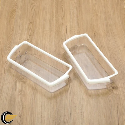 W10321304 Door Bin Shelf White Whirlpool Refrigerator PS348956, AP6019471 2-PACK - Image 1 of 4