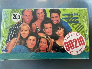 1991 Topps Ireland  Beverly Hills 90210 bubble gum card sealed Box 36 Packs - Foto 1 di 5