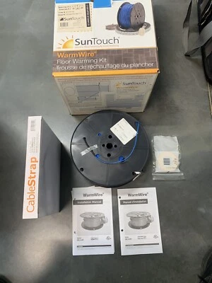 120040WD-KIT-BKIT-C  SunTouch WarmWire 120V 40 Sq Ft Floor Heating 120040WD Wire Foto 1 de 4