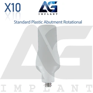 Sistema protésico rotacional de 10 pilares de plástico estándar Int Hex 2,42 mm - Imagen 1 de 3