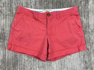 Old Navy Shorts Womens 4 Pink Khaki Flat Front Perfect 5" Low Rise