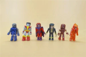 lot of 6 X-Men Minimates Wolverine Colossus action Figure 2.5" OLD - Picture 1 of 4
