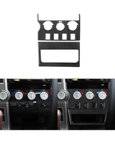 For Toyota Tundra Carbon Fiber Central Air Conditioning Control Panel Cover Trim - Picture 1 of 12