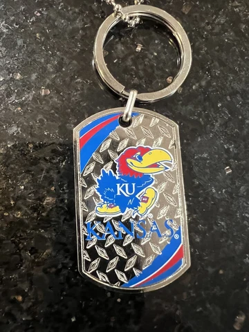 Kansas Jayhawks Metal dogtag necklace Cover