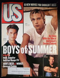 US Magazine June 1999 #257 Brad Pitt Tom Cruise Richard Gere Salma Hayek B21:849 - Picture 1 of 13