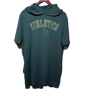 Oakland Athletics Camiseta con Capucha Verde Manga Corta MLB Camisa L - Imagen 1 de 5