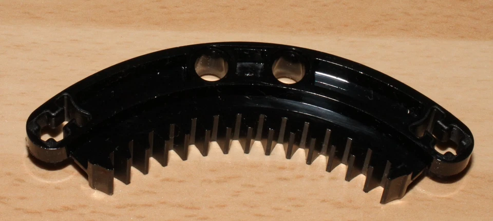 LEGO Black Technic, Gear Rack 6 x 6 Curved 78442 - Image 1 of 1