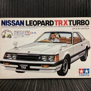 Tamiya 1/24 Nissan Leopard TR-X Turbo Model Kit Unassembled Vintage Rare - Picture 1 of 7