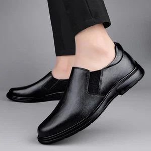  Scarpe uomo vera pelle business comode quotidiane ufficio scarpe versatili - Foto 1 di 25