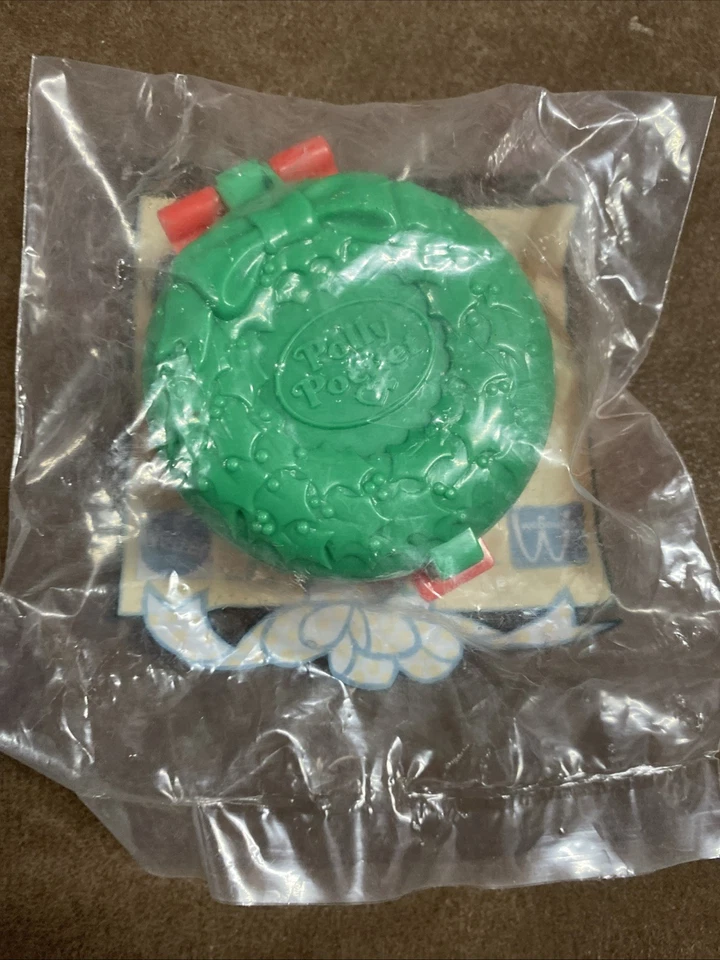 老式 1993 年 Mc DONALD'S POLLY POCKET 圣诞玩具 — 第 1/2 张图片