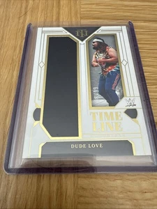 2024 Panini National Treasures WWE Timeline Materials Dude Love /99 - Picture 1 of 3
