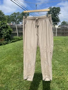 NEU Jogginghose mit weicher Umrandung bestickt gerades Bein PETITE SMALL Boho - Bild 1 von 13