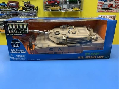 Elite Force US Army M1A1 Abrams Tank 1/18 Scale Model #21250 New - Image 1 of 4