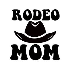 Rodeo Mom Sticker - Western Hut Design, Country Cowgirl Aufkleber für Trucks, Tumble - Bild 1 von 5