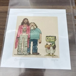 A Minecraft Movie Jack Black Kunstdruck Mondo Showdowns Poster Scott C Campbell - Bild 1 von 2