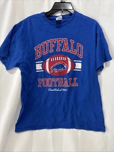 Camiseta gráfica de fútbol americano Buffalo Bills azul Delta Pro peso talla L NFL - Imagen 1 de 4